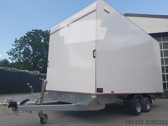 Nový Prodejní přívěs trailershop Mobile Werkstatt leer Rampe Seitentür 230V Licht: obrázek 8
