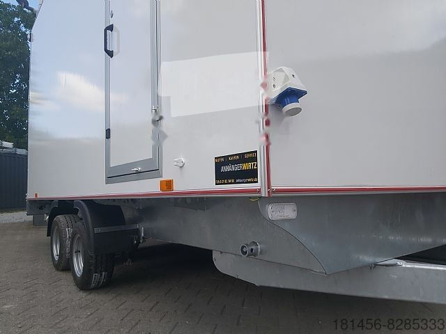 Nový Prodejní přívěs trailershop Mobile Werkstatt leer Rampe Seitentür 230V Licht: obrázek 10