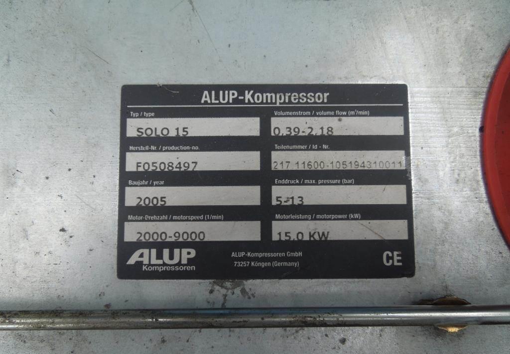Mobilní kompresor Alup KOMPRESOR ŚRUBOWY SOLO 15KW 2,18M3 FALOWNIK: obrázek 3