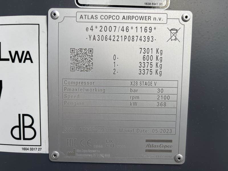 Mobilní kompresor Atlas-Copco X 28 STAGE V: obrázek 6