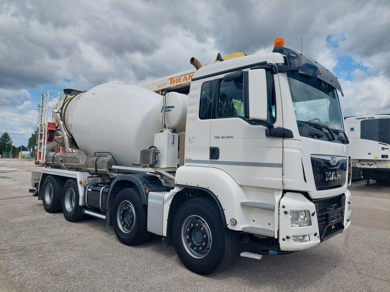 Autodomíchávač MAN TGS 32.420 BB Stetter AM 8 FHCBL + Theam T3D16