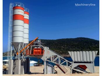 POLYGONMACH 100 m3 per hour mobile concrete batching plant - Betonárna