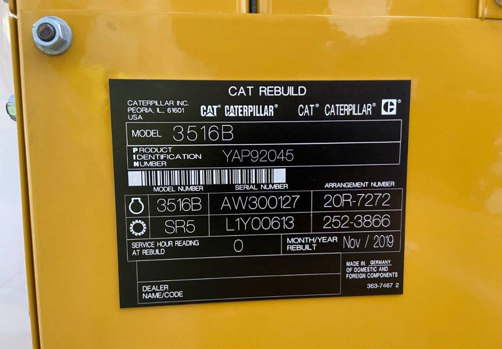CAT 3516B - 2.250 kVA Generator - DPX-18106  leasing CAT 3516B - 2.250 kVA Generator - DPX-18106: obrázek 23
