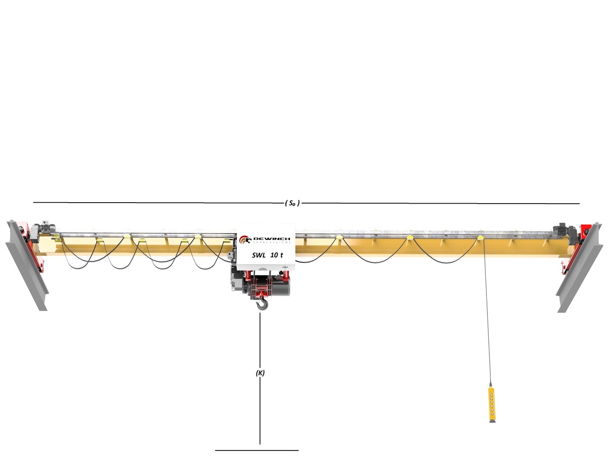 Nový Portálový jeřáb DEWINCH 10 ton -5 Ton Gantry Crane  -Monorail Crane -Single Girder Crane: obrázek 14