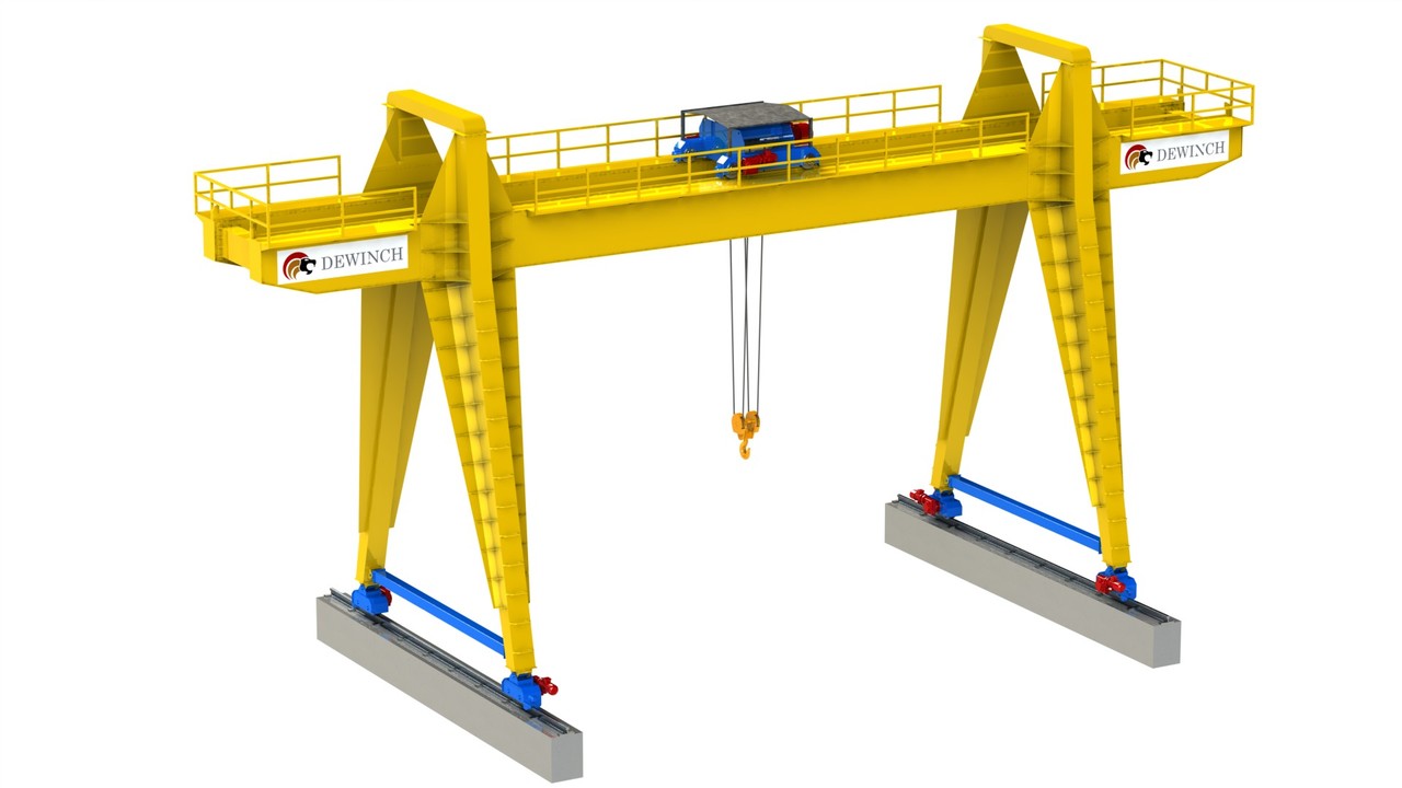 Nový Portálový jeřáb DEWINCH 10 ton -5 Ton Gantry Crane  -Monorail Crane -Single Girder Crane: obrázek 6