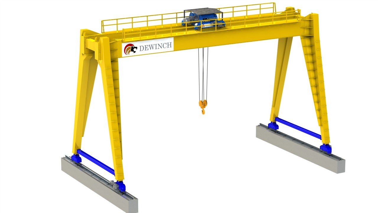 Nový Portálový jeřáb DEWINCH 10 ton -5 Ton Gantry Crane  -Monorail Crane -Single Girder Crane: obrázek 7