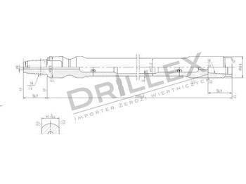 Horizontálni vrty Ditch Witch JT 920 Drill pipes, Żerdzie wiertnicze: obrázek 1