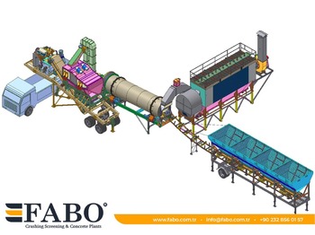 Asfaltový závod FABO Installation of asphalt of any capacity mobile and fixed.: obrázek 1