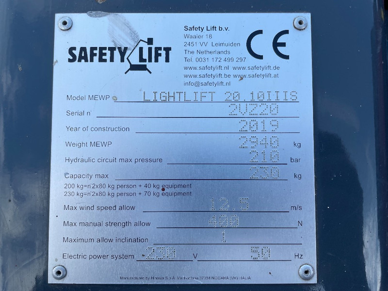 Kloubová plošina Hinowa Lightlift 20.10 IIIS: obrázek 13