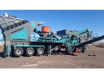 Constmach 120-150 tph Mobile Jaw Crusher Plant ( Cone and Jaw  ) - Mobilní drtič