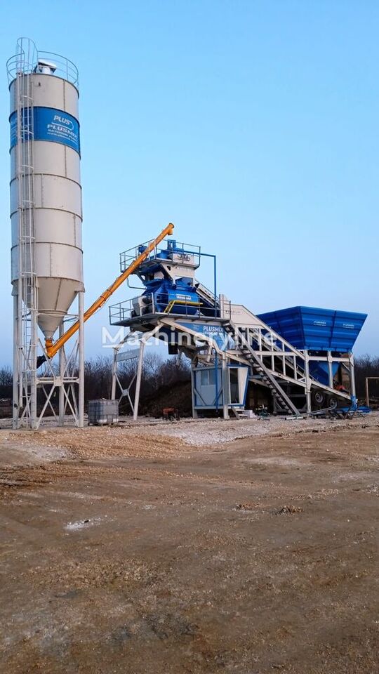 Nový Betonárna Plusmix 100 m³/hour MOBILE Concrete Plant - BETONNYY ZAVOD - CENTRALE A: obrázek 2