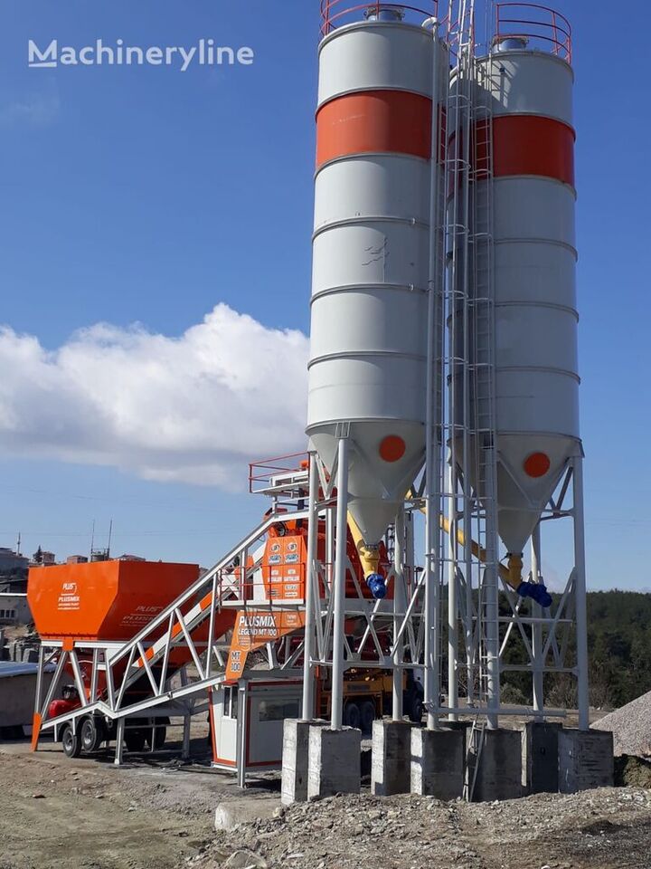 Nový Betonárna Plusmix 100 m³/hour Mobile Concrete Batching Plant - BETONYY ZAVOD - CEN: obrázek 2
