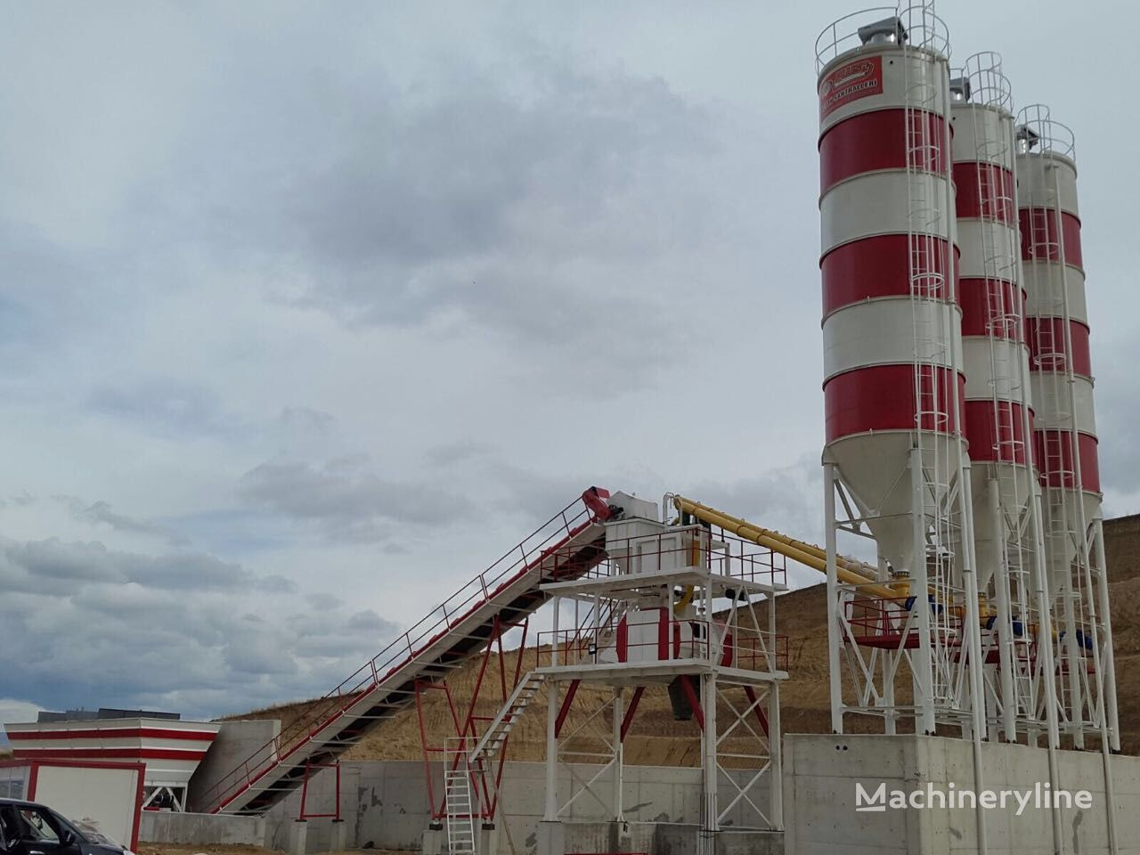 Nový Betonárna Plusmix 100m³/hour Stationary Concrete Plant -BETONYY ZAV: obrázek 11