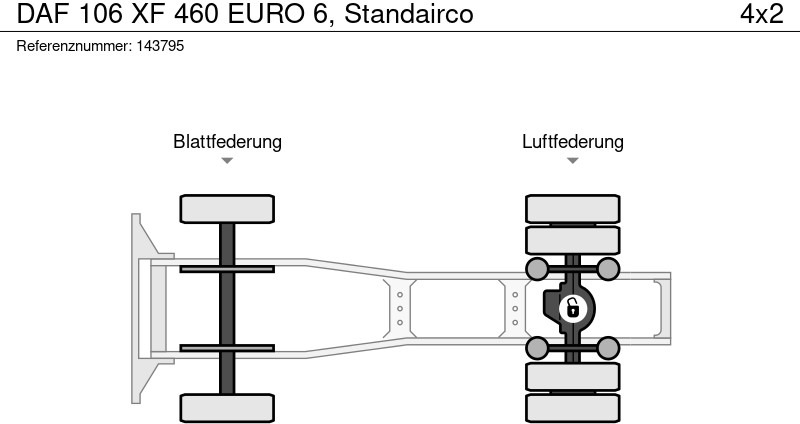 Tahač DAF 106 XF 460 EURO 6, Standairco: obrázek 12