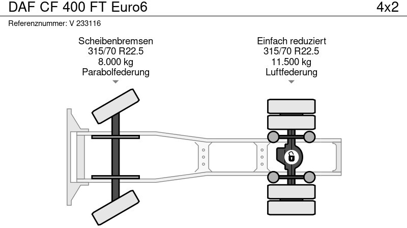 Tahač DAF CF 400 FT Euro6: obrázek 11