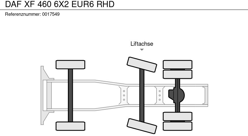 Tahač DAF XF 460 6X2 EUR6 RHD: obrázek 17