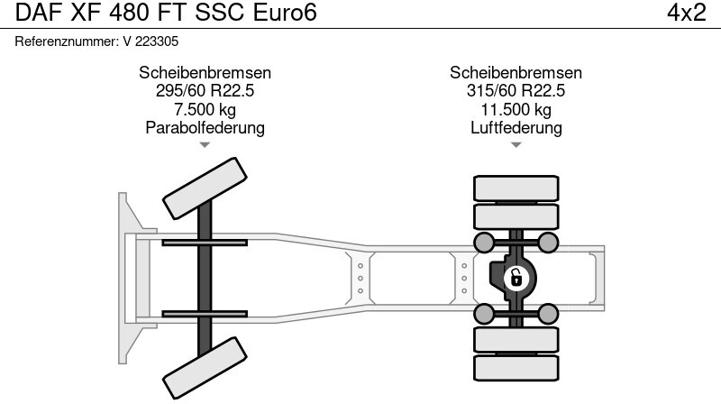 Tahač DAF XF 480 FT SSC Euro6: obrázek 11