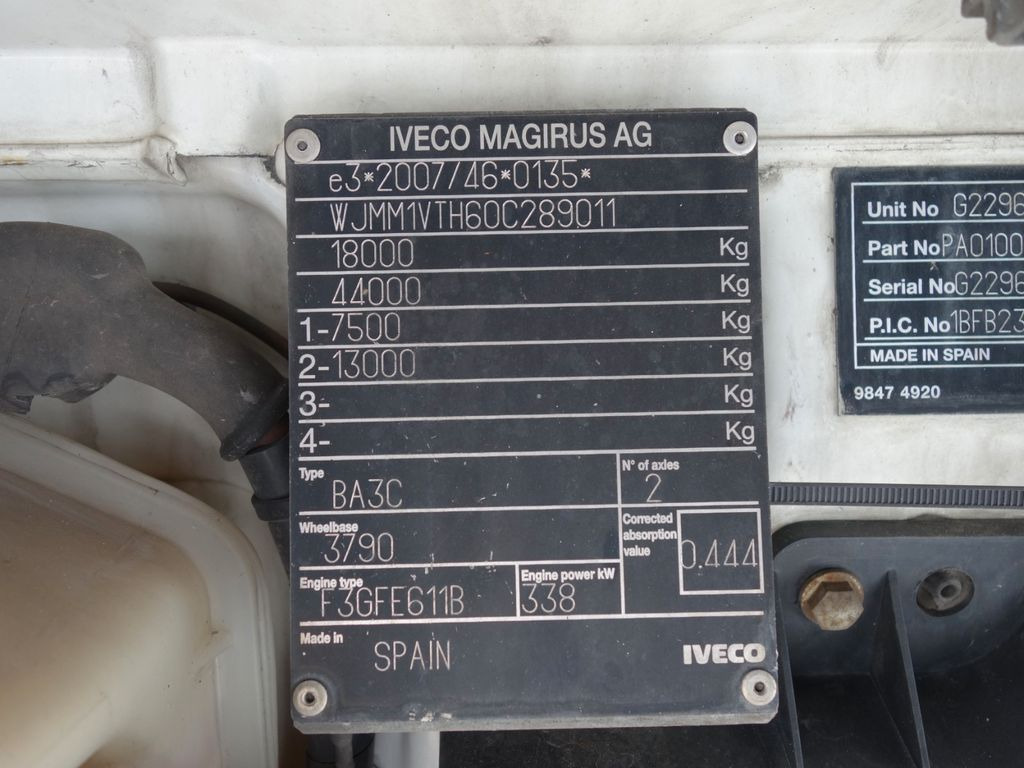 Tahač Iveco Stralis AS 460 Standard Euro 6: obrázek 10