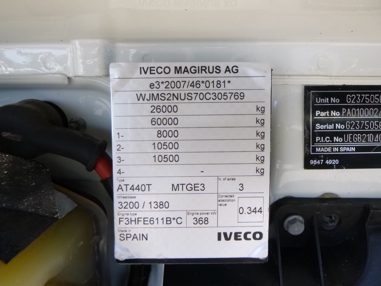 Iveco Trakker AT440T50 6x4 Euro 6 leasing Iveco Trakker AT440T50 6x4 Euro 6: obrázek 16