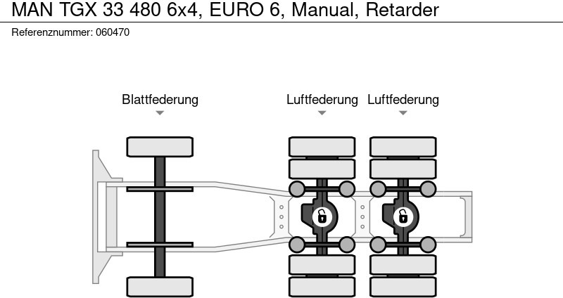 Tahač MAN TGX 33 480 6x4, EURO 6, Manual, Retarder: obrázek 12