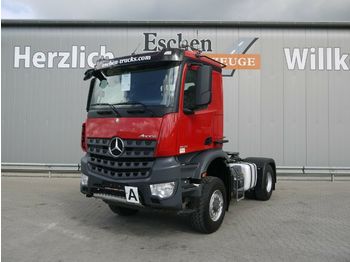 Tahač Mercedes-Benz 1843 AS 4x4 Arocs, Blatt/Blatt, Kipphydr, Klima
