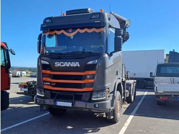 Tahač  Scania R500, 6x6, RETARDER, OPTICRUISE, PALFINGER EPSILON S260Z96