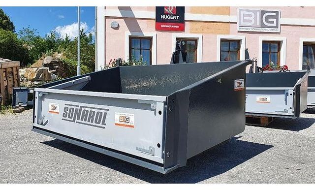 Nový Tahač Schwerlast Transportbox / Kippmulde 180 cm mit 3 Punkt- & Euro Aufnahme: obrázek 2