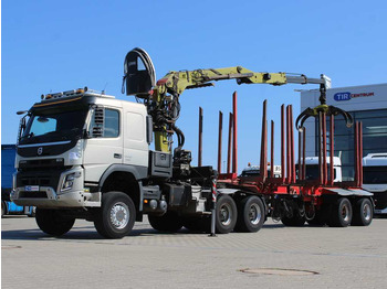 Tahač  Volvo FMX 500, 6X6, LOGLIFT F265Z95 + DOLL trailer (2007)