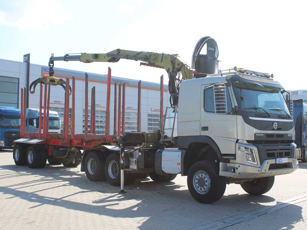 Tahač Volvo FMX 500, 6X6, LOGLIFT F265Z95 + DOLL trailer (2007)