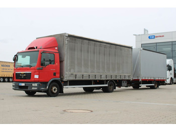Plachtový nákladní auto MAN TGL 12.180