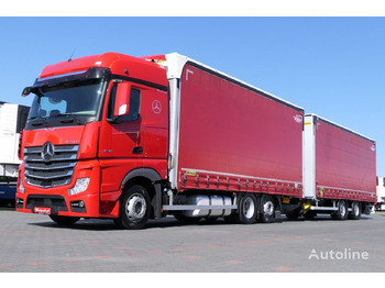 Plachtový nákladní auto MERCEDES-BENZ Actros 2548