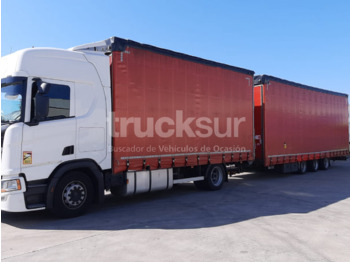 Plachtový nákladní auto SCANIA R 450