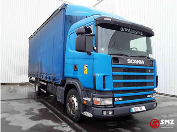 Plachtový nákladní auto SCANIA 124
