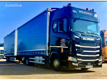 Plachtový nákladní auto SCANIA S 500