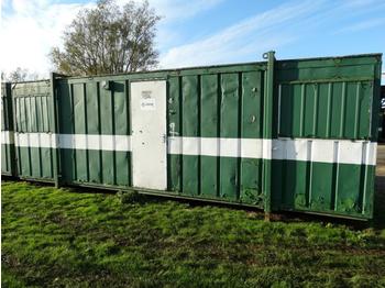 Obytná buňka 24' Site Office Cabin with Steel Door, Security Shutters and Adjustable Jack Legs (Being Sold From Pictures, Contact Office For Collection Address Details, Postcode LE15 8RN): obrázek 1