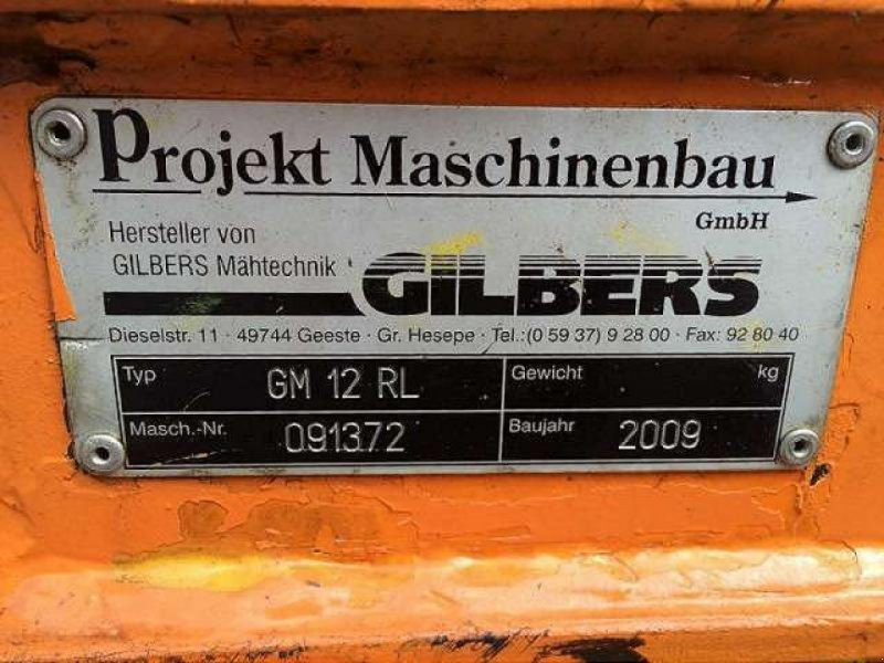 Příkopová sekačka Gilbers GM 12 RL: obrázek 2