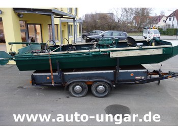 Traktor Mulag Mähboot mit Heckmäher Volvo-Penta  Diesel Mulag - Gödde - Berky inkl. Anhänger: obrázek 3