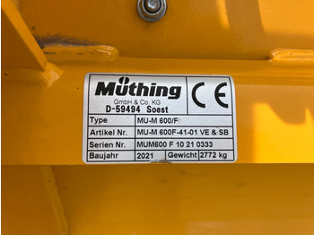 Müthing MU-M 600/F - Kladívkový mulčovač: obrázek 3