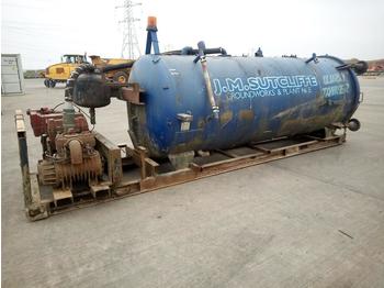 Fekální cisterna Static Slurry Tanker, 3 Cylinder Donkey Engine: obrázek 1