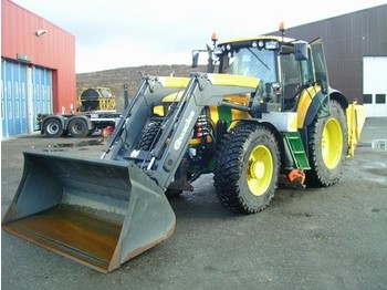 John Deere 6920S m/skjær, laster, strøer - Traktor