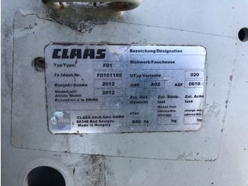 Žací stroj CLAAS Corto 3200 FN