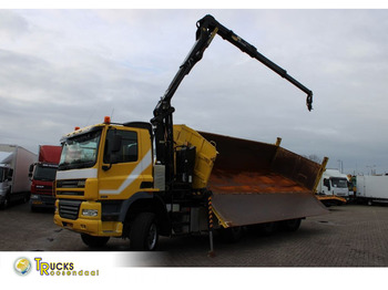 Ginaf X 4343 TS 8x6 + 3 side tipper + HMF crane + REMOTE + perfect truck!! manual - Sklápěč: obrázek 1
