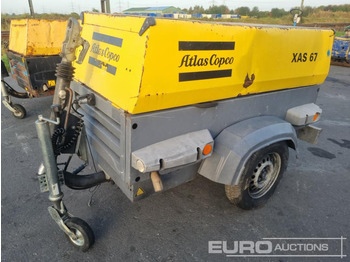 2014 Atlas Copco XAS67 130CFM - Mobilní kompresor: obrázek 1
