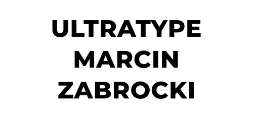 UltraType Marcin Zabrocki