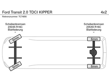 Dodávka sklápěč Ford Transit 2.0 TDCI KIPPER: obrázek 5