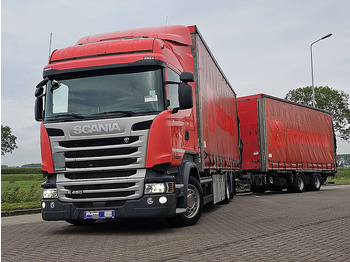 Plachtový nákladní auto SCANIA R 450