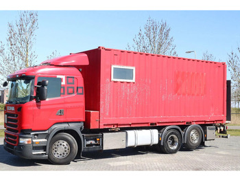 Skříňový nákladní auto SCANIA R 490