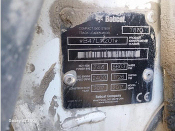 Smykem řízený nakladač pásový BOBCAT T870: obrázek 5