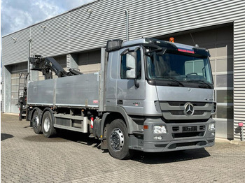 Nákladní automobil valníkový/ Plošinový, Auto s hydraulickou rukou Mercedes-Benz Actros 2546 L 6x2  Pritsche Heckkran Hiab 288 6x: obrázek 2
