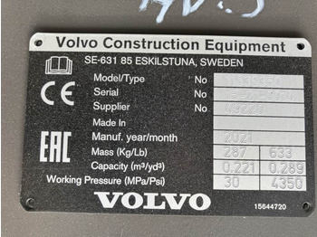 Rýpadlo-nakladač Volvo Böschungslöffel schwenkbar: obrázek 4